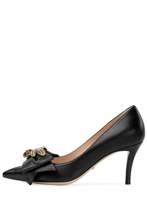 gucci queen maragaret shoes women|Gucci 75mm Queen Margaret Leather Pump .